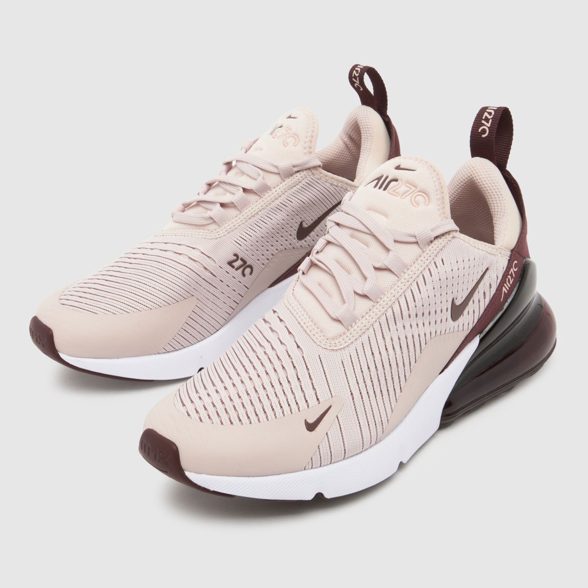 nike air max beige and pink