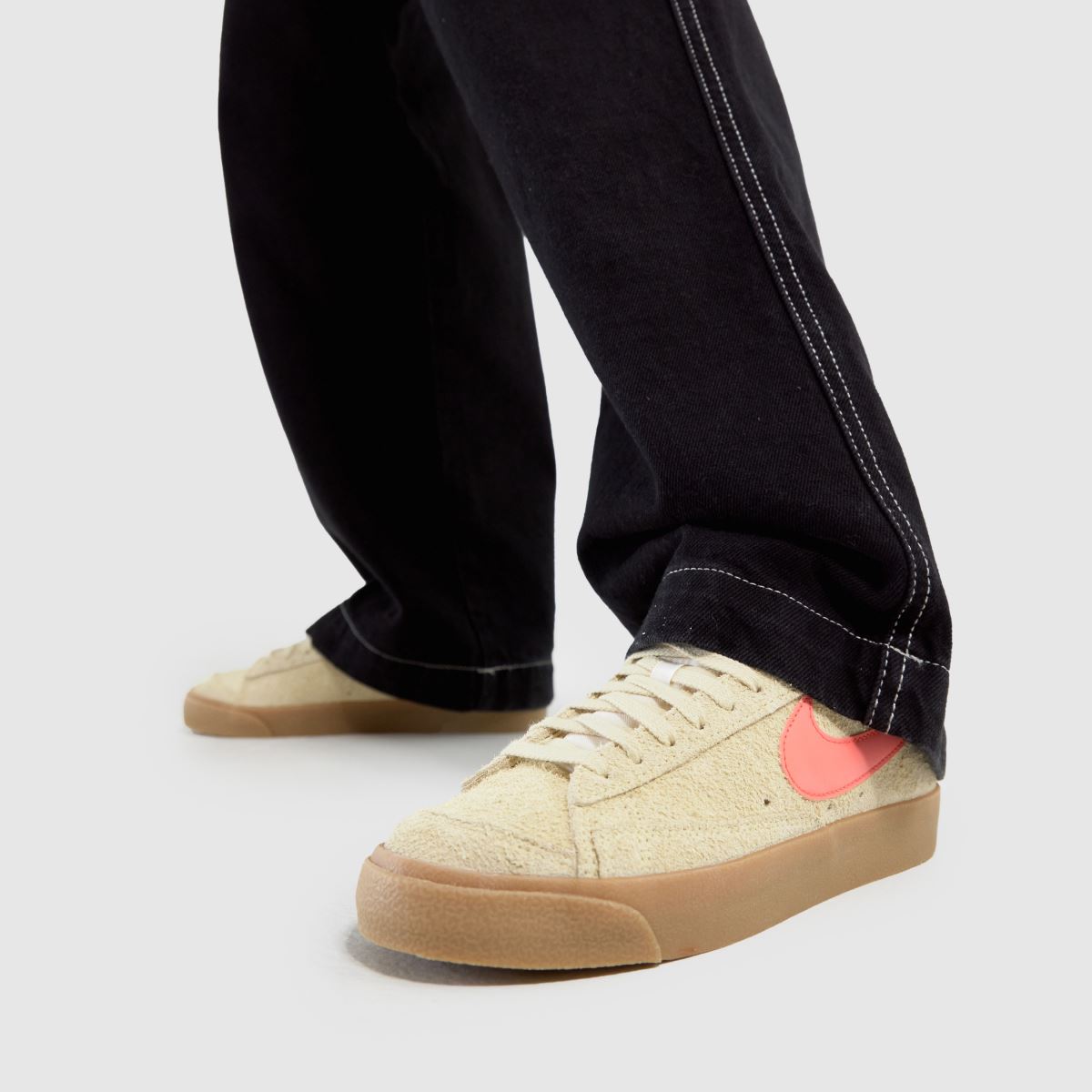 Nike Blazer Low 77 Vintage Trainers in Brown Multi