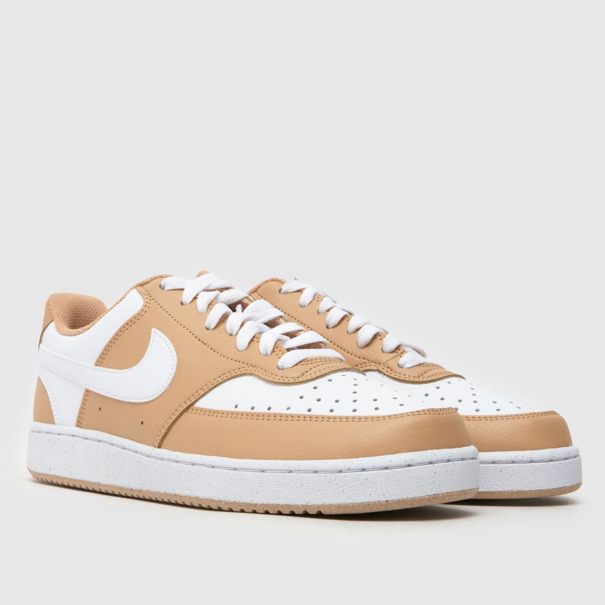 nike white iridescent court vision trainers