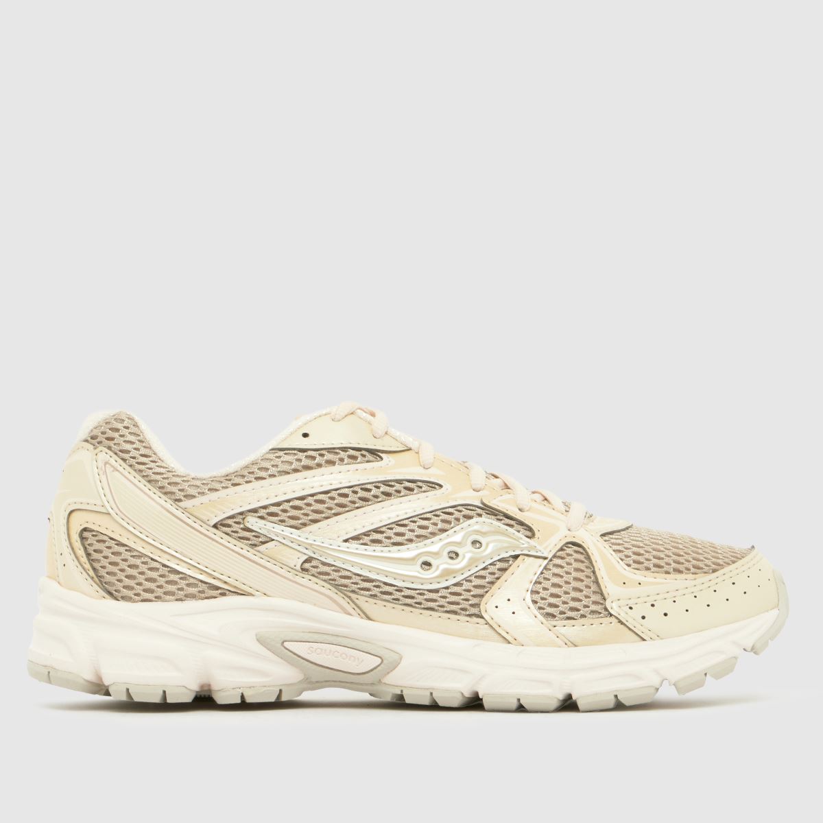 Saucony Ride Millennium Trainers in Beige Multi