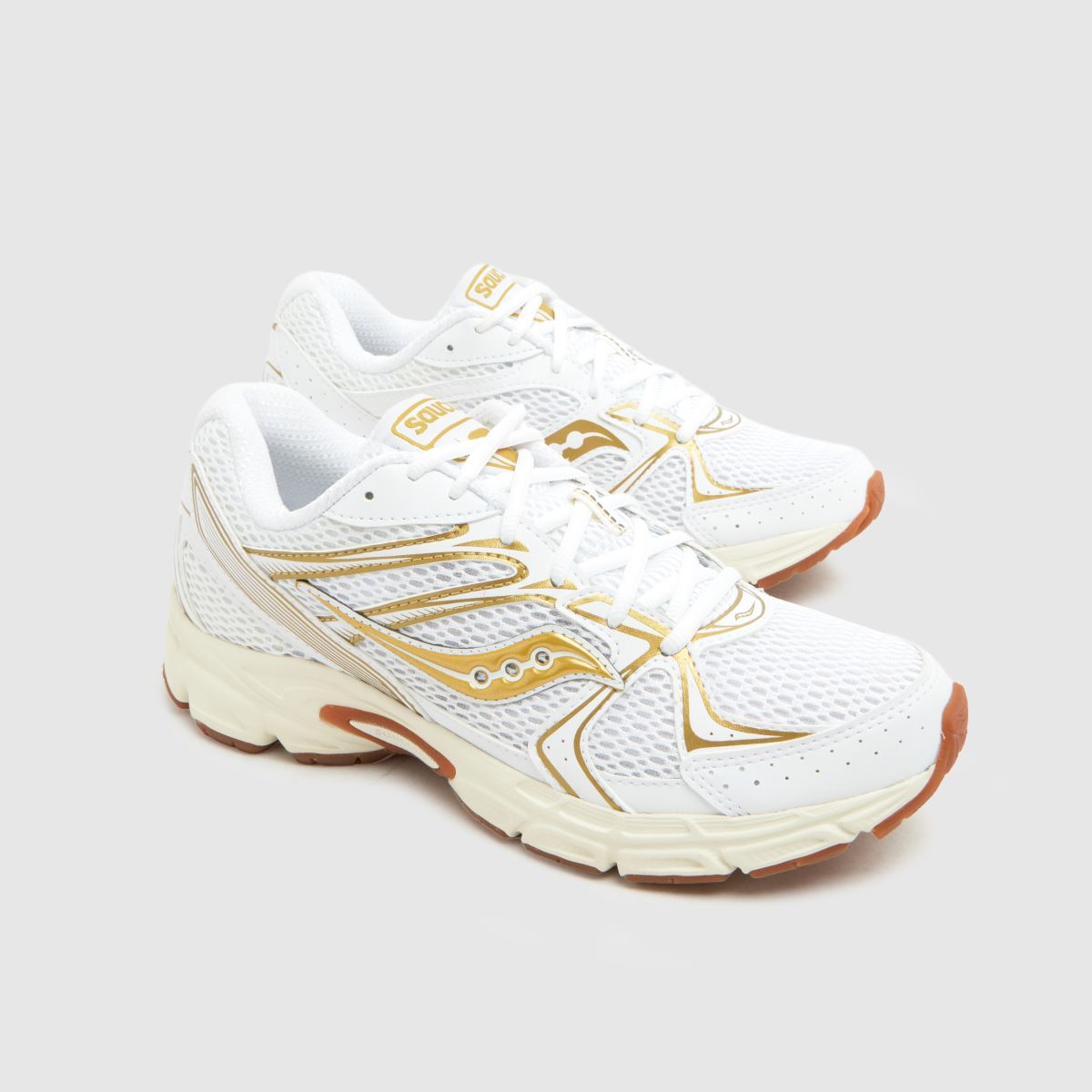 Saucony Ride Millennium in White & Gold Saucony Ride Millennium 4