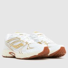 Saucony Ride Millennium in White & Gold Saucony Ride Millennium,2 of 4