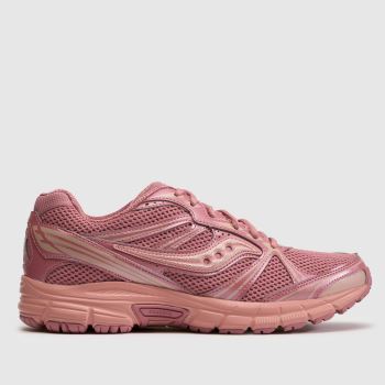 Saucony Pink Grid Legacy Womens Trainers