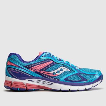 Saucony Blue Multi Guide 7 Womens Trainers