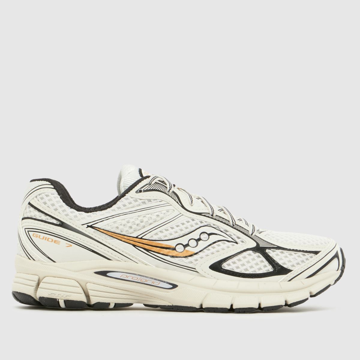 Saucony Guide 7 Trainers in Off-White Multi