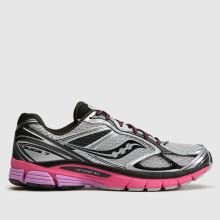 Saucony Guide 7 in Black & pink Saucony Guide 7,1 of 4