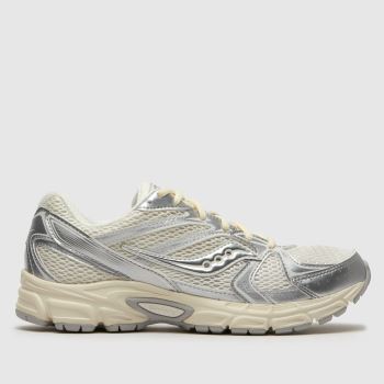 Saucony White & Silver Ride Millennium Womens Trainers