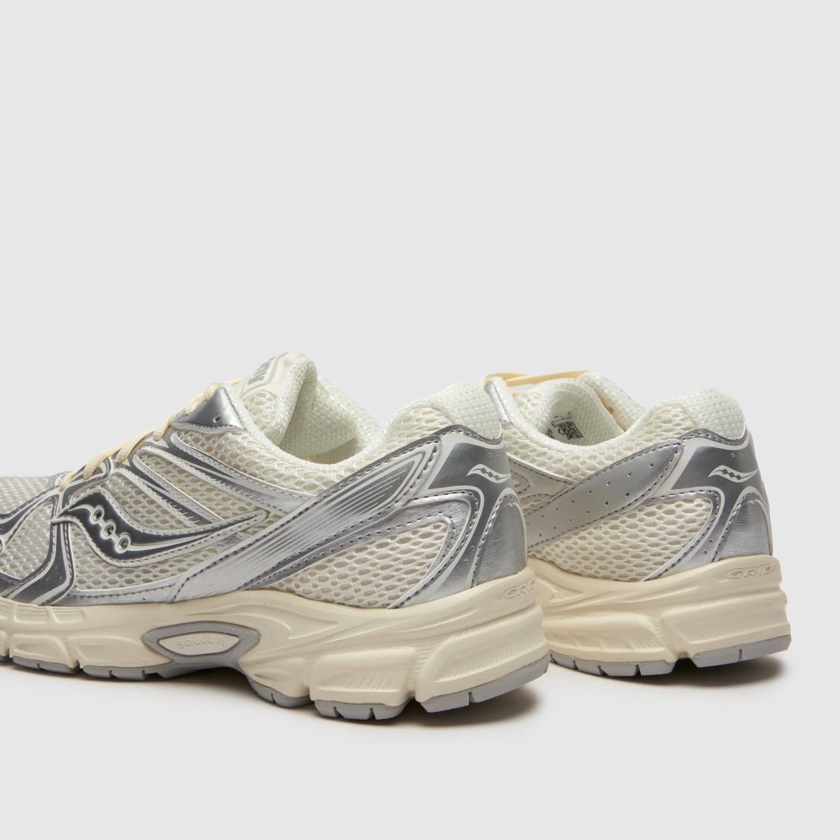 Saucony Ride Millennium in White & Silver Saucony Ride Millennium 7