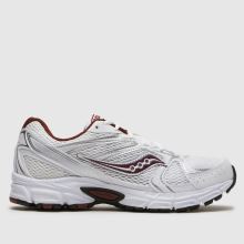 Saucony Ride Millennium in White & Burgundy Saucony Ride Millennium,1 of 4