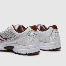 Saucony Ride Millennium in White & Burgundy Saucony Ride Millennium,4 of 4