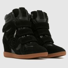 Damen Steve Madden Schwarz Mavis Wedge Sneaker steve madden Damen Steve Madden Schwarz Mavis Wedge Sneaker,2 von 4