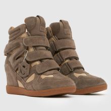 Steve Madden Mavis Wedge in Taupe steve madden Steve Madden Mavis Wedge in Taupe,2 of 4