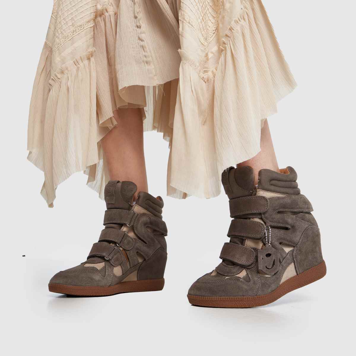Steve Madden Mavis Wedge in Taupe Steve Madden Mavis Wedge 8