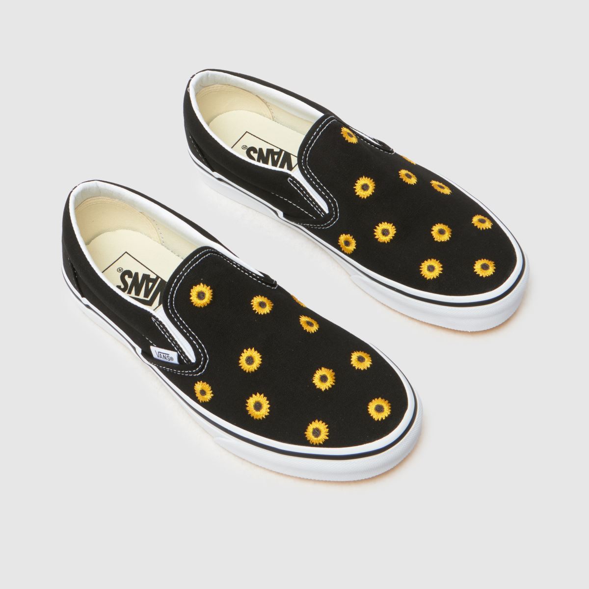 Vans Classic Slip Vans Slip On Sonnenblumen Vans Yellow With