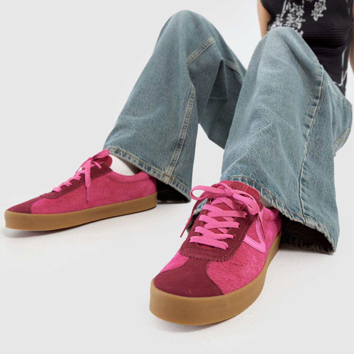 Womens Pink Vans Sport Low Trainers | schuh