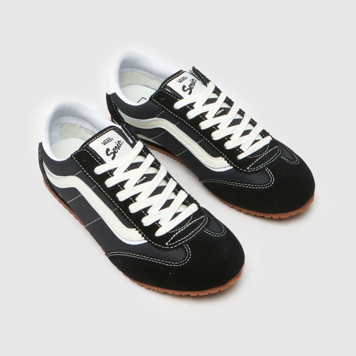 Womens Black Vans Super Lowpro Trainers | schuh