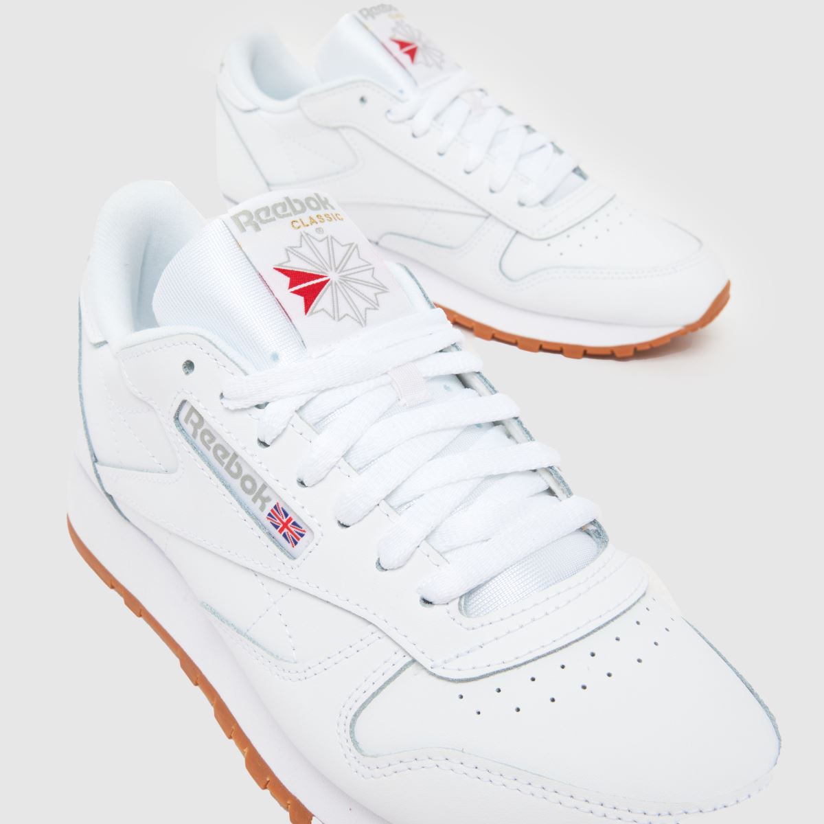 Damen Reebok Weiß-grau Classic Leather Sneaker Reebok Classic Leather 4
