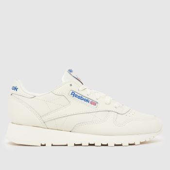 Reebok Off-White Multi Classic Leather Womens Trainers