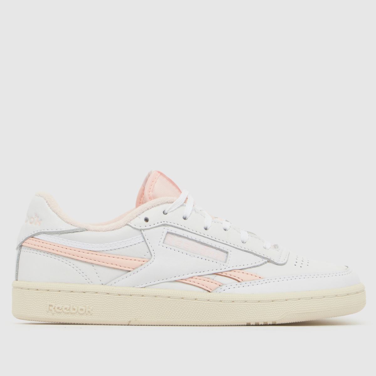 Reebok Club C Revenge Trainers in White & Pink