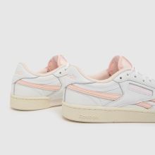 Reebok Club C Revenge in White & Pink Reebok Club C Revenge,4 of 4