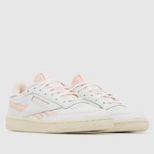 Reebok Club C Revenge in White & Pink Reebok Club C Revenge,2 of 4