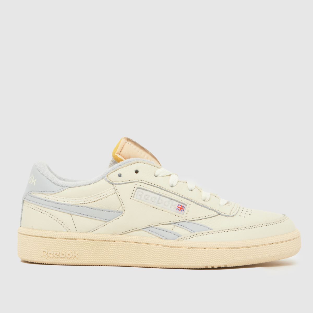 Reebok Club C Revenge Trainers in White & grey