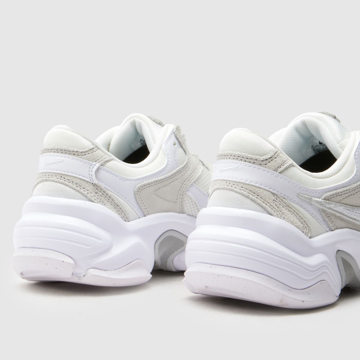 Womens White grey Nike AL8 Trainers schuh