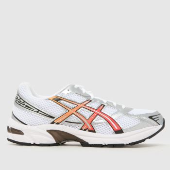 ASICS White & Red GEL-1130 Womens Trainers