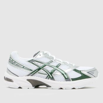 ASICS White & Green GEL-1130 Womens Trainers
