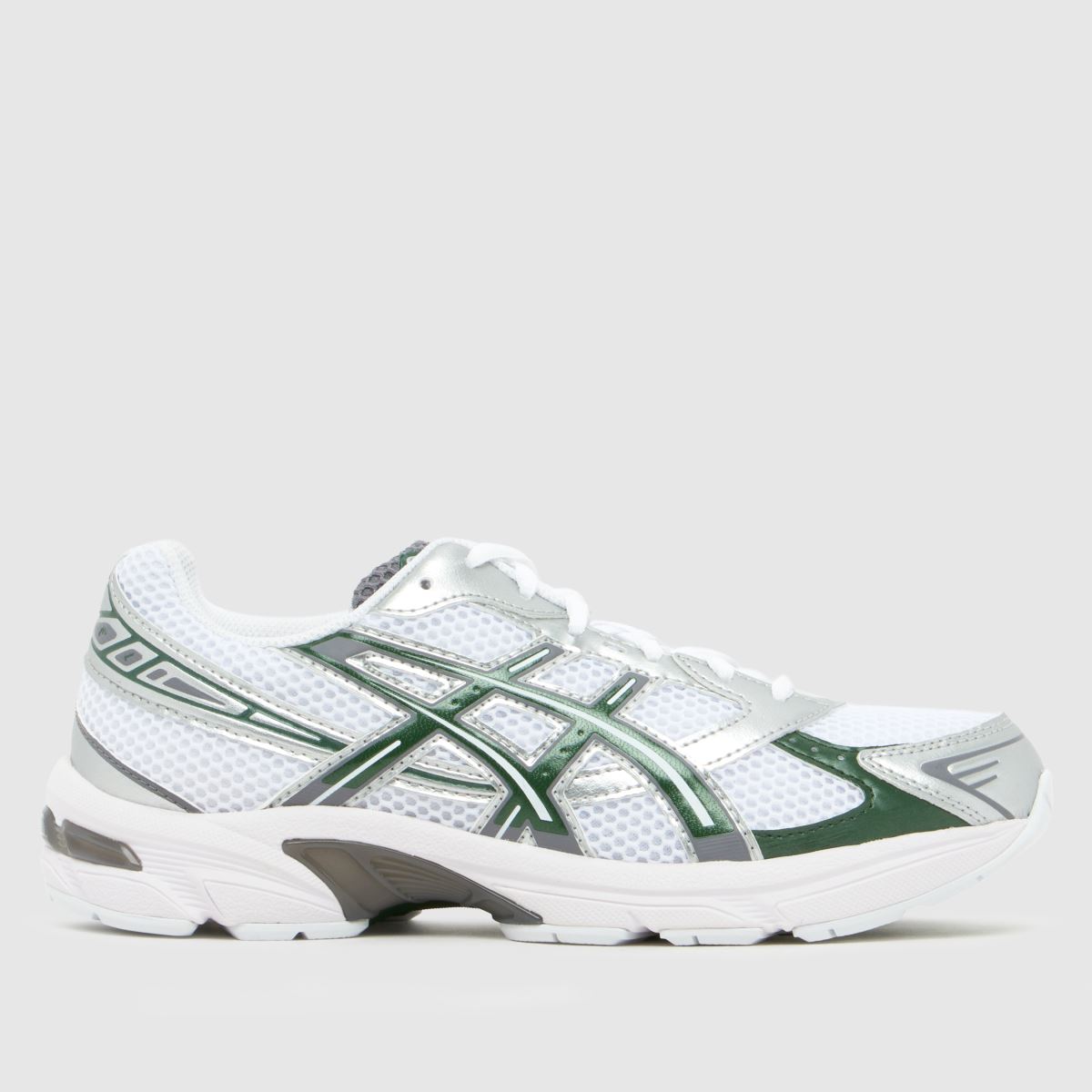 ASICS GEL-1130 Trainers in White & Green