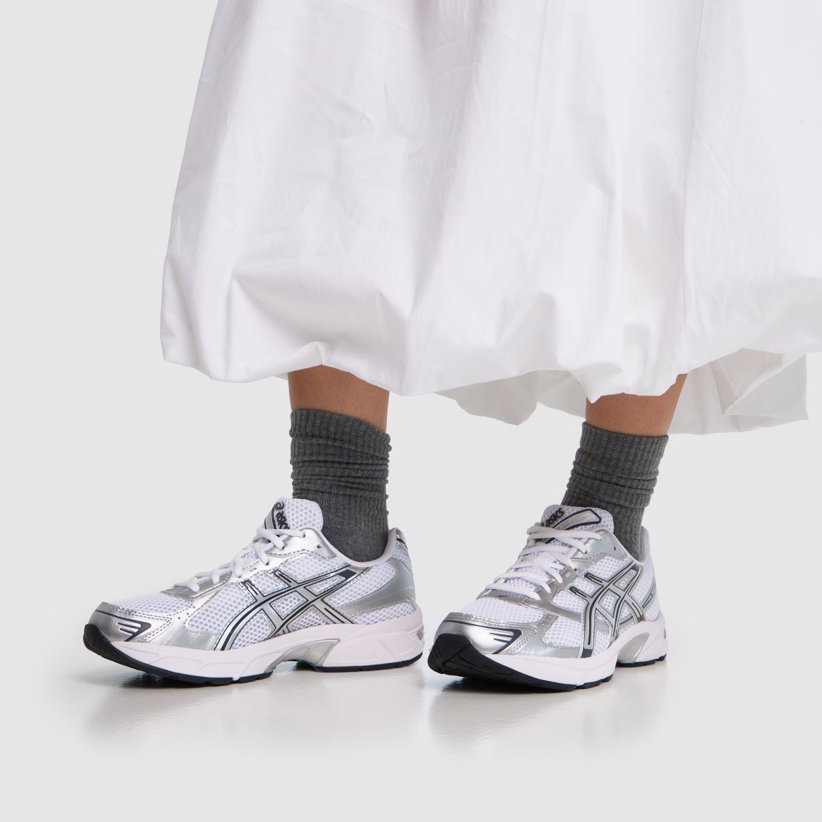 ASICS GEL-1130 in White & Silver ASICS GEL-1130 8