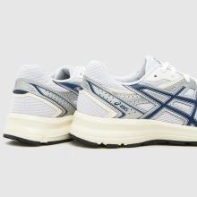 ASICS JOG 100S in White & Navy ASICS JOG 100S,4 of 4