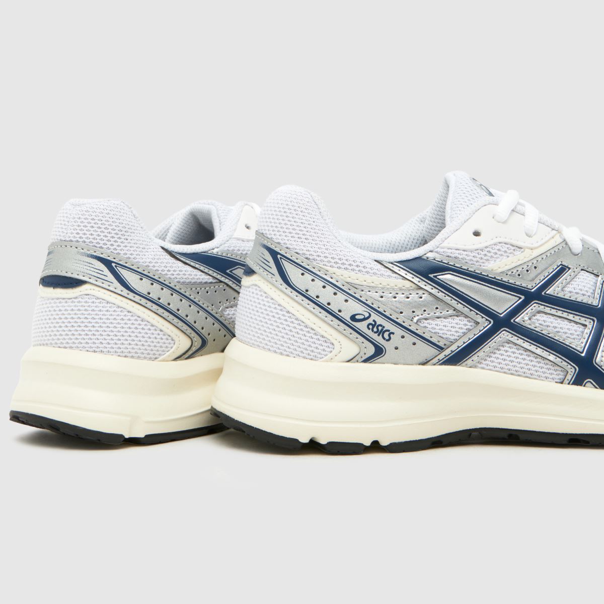 ASICS JOG 100S in White & Navy ASICS JOG 100S 7