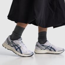 ASICS JOG 100S in White & Navy ASICS JOG 100S,2 of 4