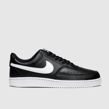 nike black & white court vision trainers nike black & white court vision trainers