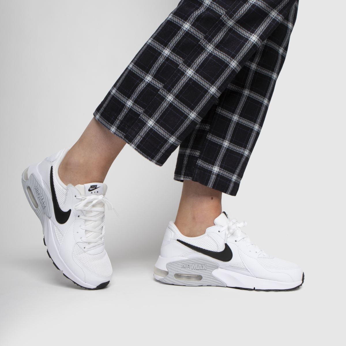 Nike Air Max Excee - Womens Sneakers - White/Black/Pure Platinum | Sportitude Running