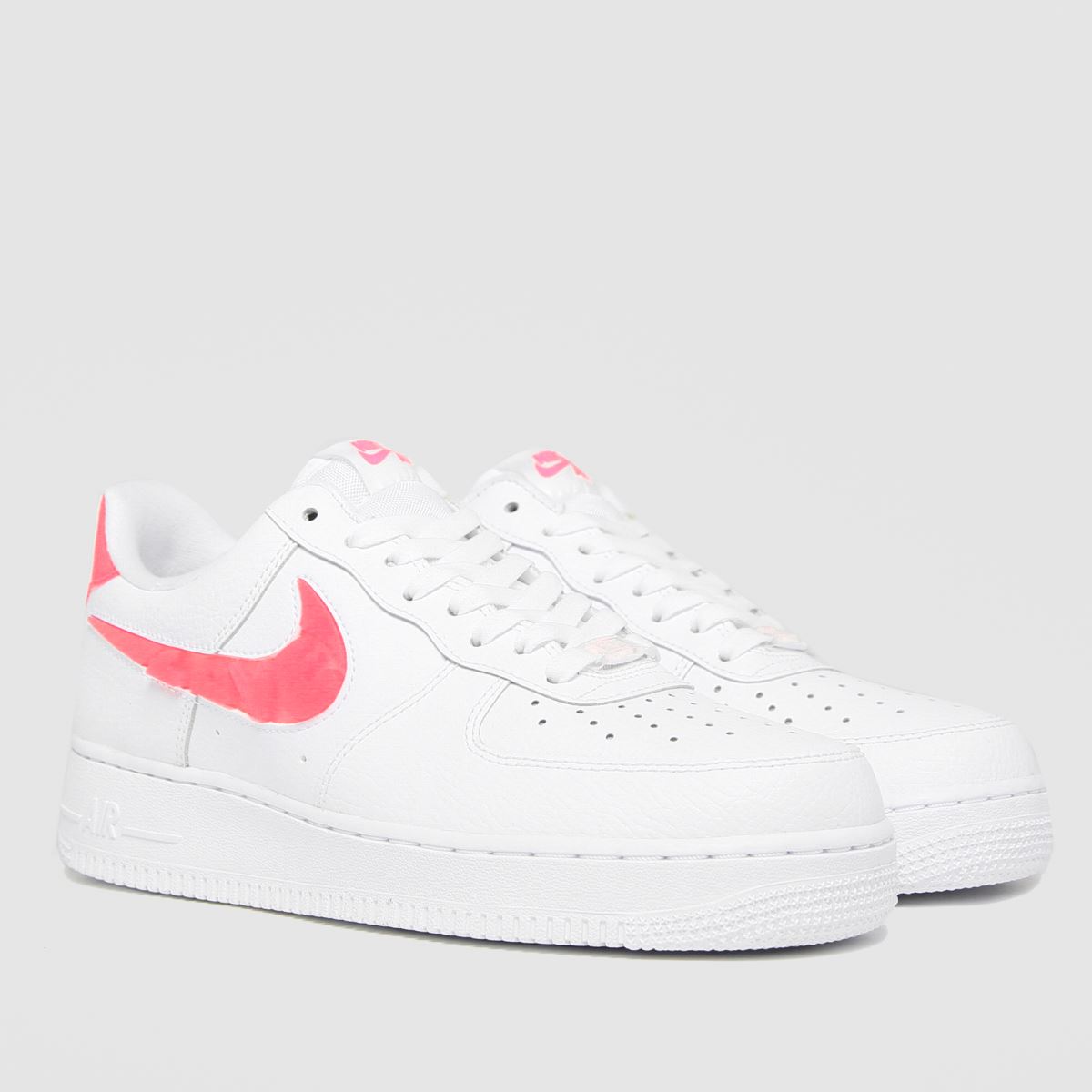 Womens White & Pink Nike Air Force 1 âse Trainers | schuh