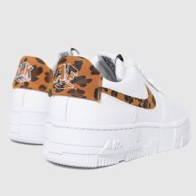 Womens White & Beige Nike Air Force 1 Pixel Se Trainers | schuh