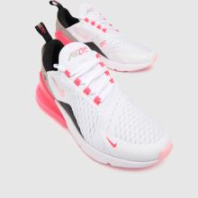 Womens Black Pink Nike Air Max 270 Trainers Schuh