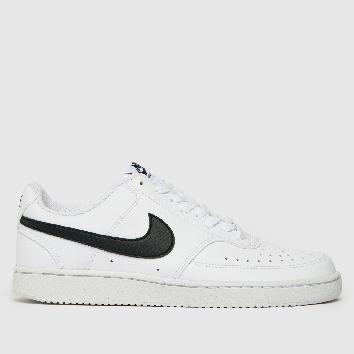 Nike Court Vision Trainers in White & Black