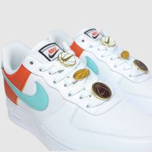 Damen nike Weiß hellblau Air Force 1 07 Se Sneaker Damen nike Weiß hellblau Air Force 1 07 Se Sneaker
