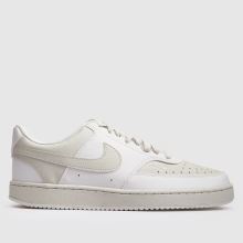 Nike Court Vision in White & Beige Nike Court Vision,1 of 4