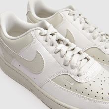 Nike Court Vision in White & Beige Nike Court Vision,3 of 4