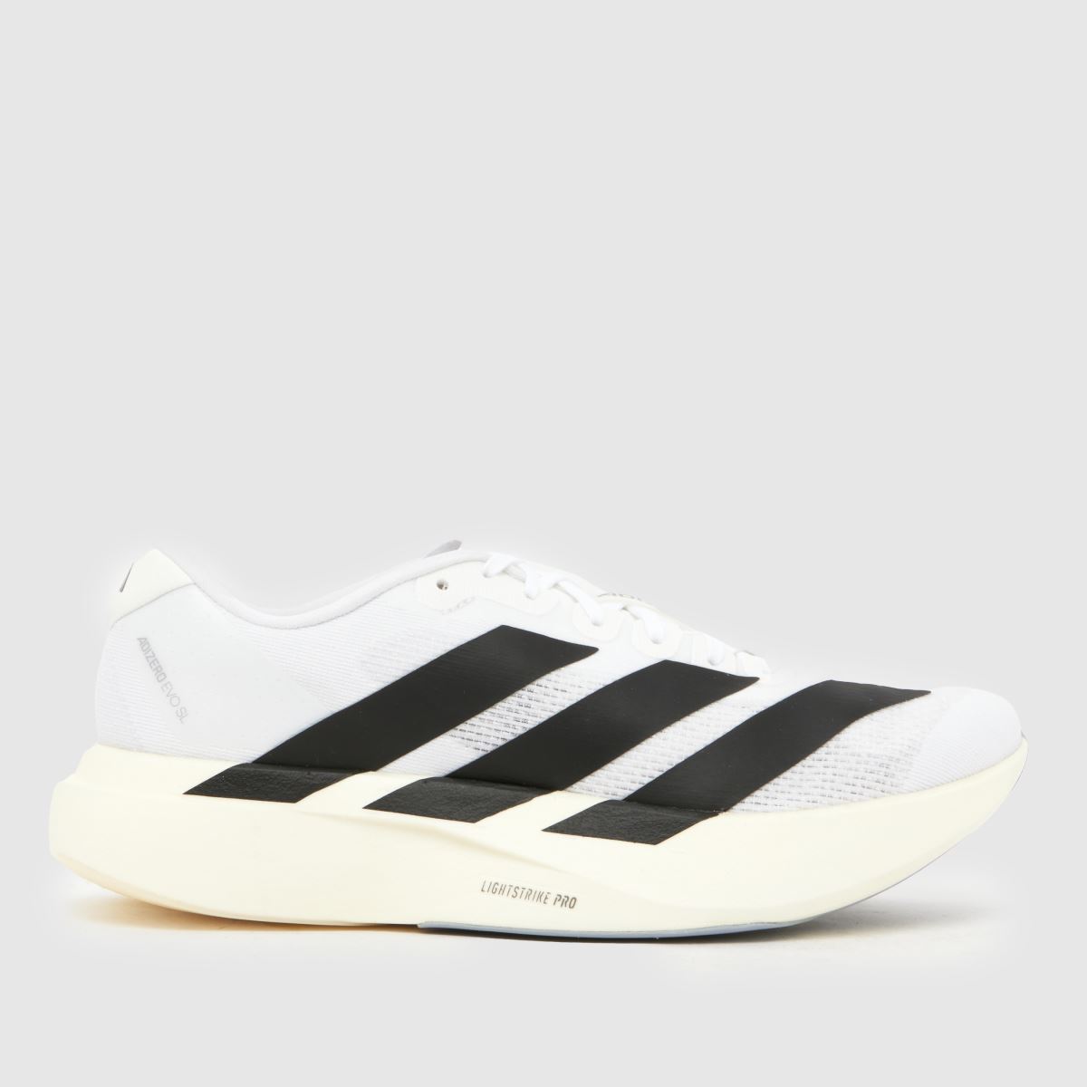 Click to view product details and reviews for Adidas Adizero Evo Sl Trainers In White Black.