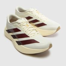 adidas Adizero Evo SL in White & Burgundy adidas Adizero Evo SL,3 of 4