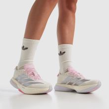 adidas Adizero Boston 13 in White & Pink adidas Adizero Boston 13,2 of 4