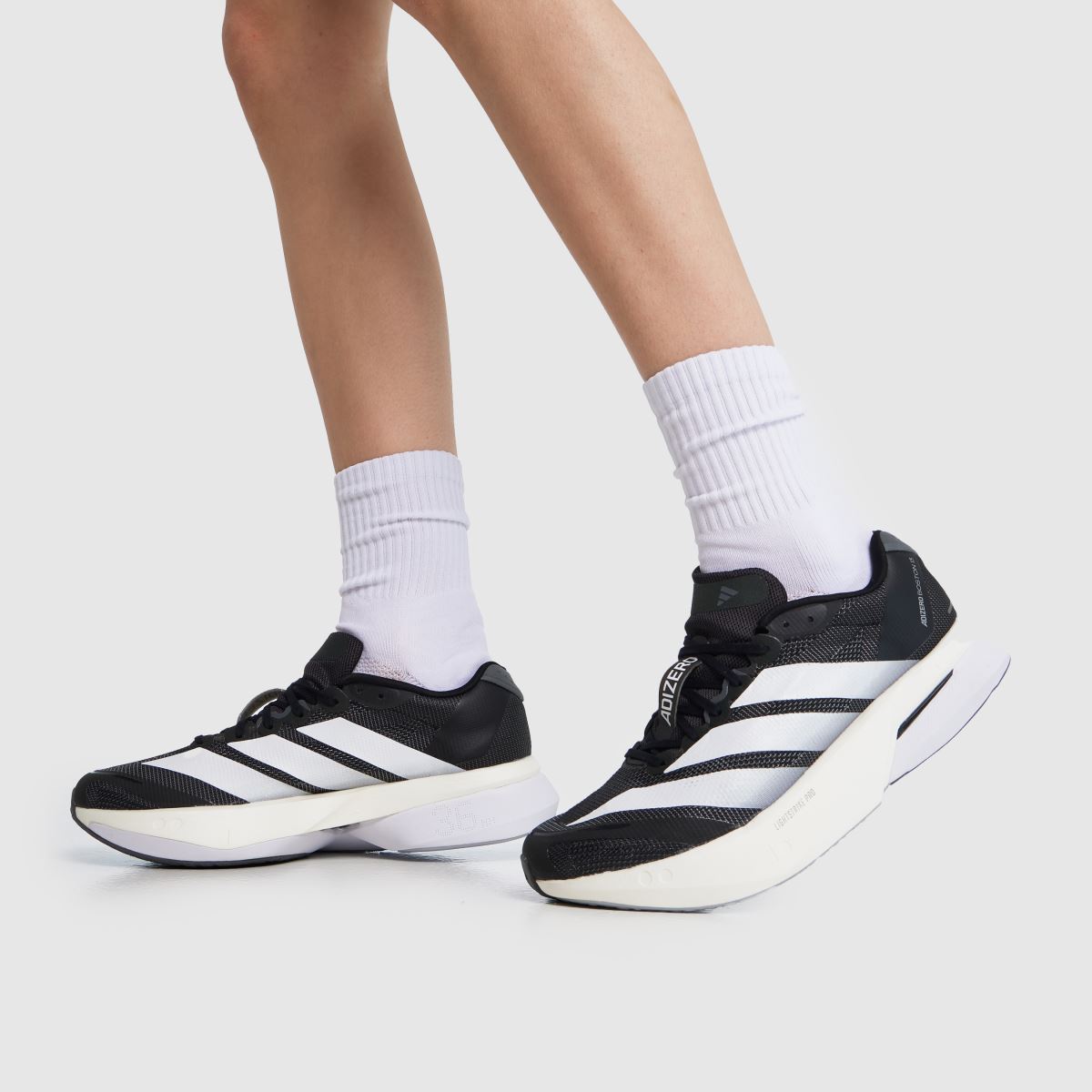 adidas Adizero Boston 13 in Black & White adidas Adizero Boston 13 8