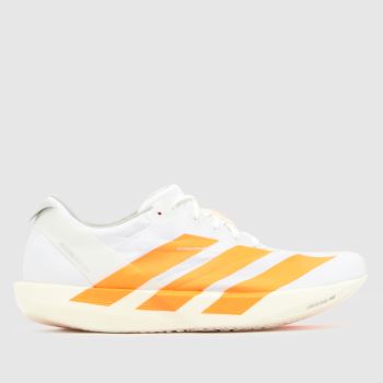 adidas White & Orange Adizero Adios 9 Womens Trainers