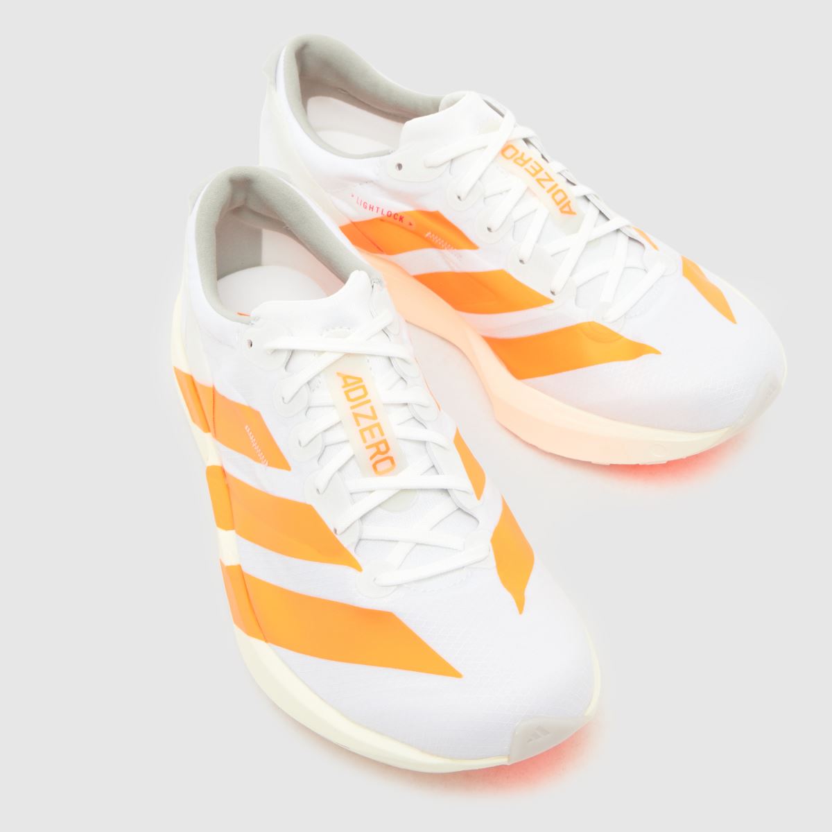 adidas Adizero Adios 9 in White & Orange adidas Adizero Adios 9 4