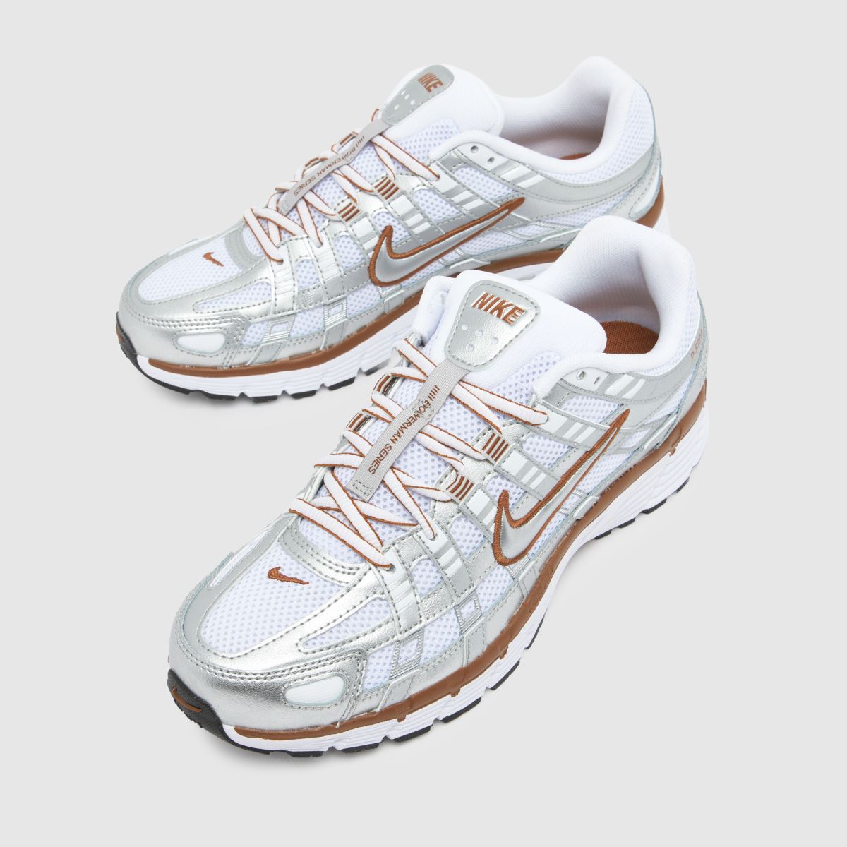 Womens Brown & White Nike P-6000 Trainers | schuh